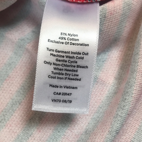 Talbots Nautical top, 3/4 sleeves with ties. Sz XS but fits like a Small. EUC - Picture 5 of 6